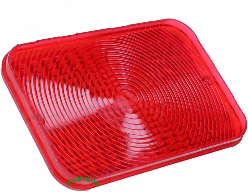 Fakojer 2X LVU18747 Red Warning Lens Compatible with John Deere 1023E 1025R 1026R 2025R 2032R 2038R 3025E 3032E 3038E 4044M 4710 5090E 5125ML (2X LVU18747) - Image 4